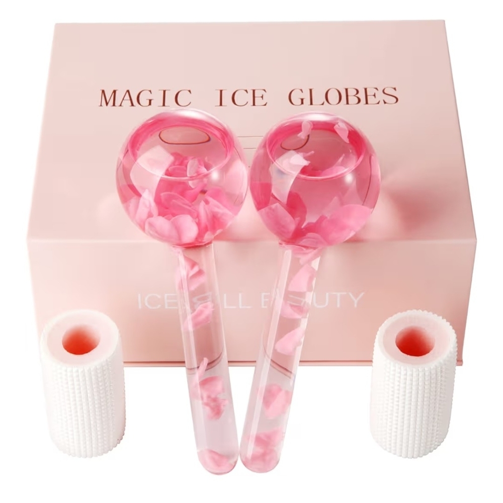 Pink Floral Magic Ice Globes
